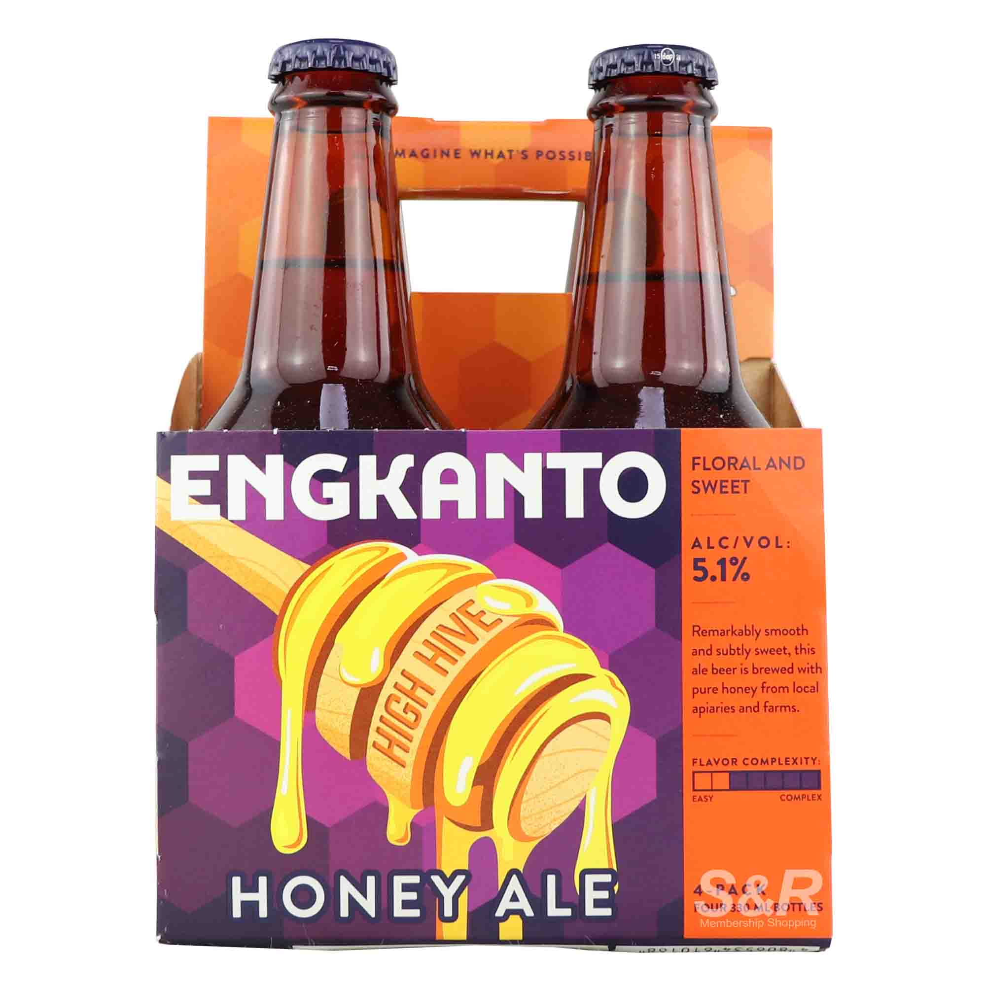 Engkanto High Hive Honey Ale Beer (330mL x 4pcs) Engkanto High Hive Honey Ale Beer (330mL x 4pcs)